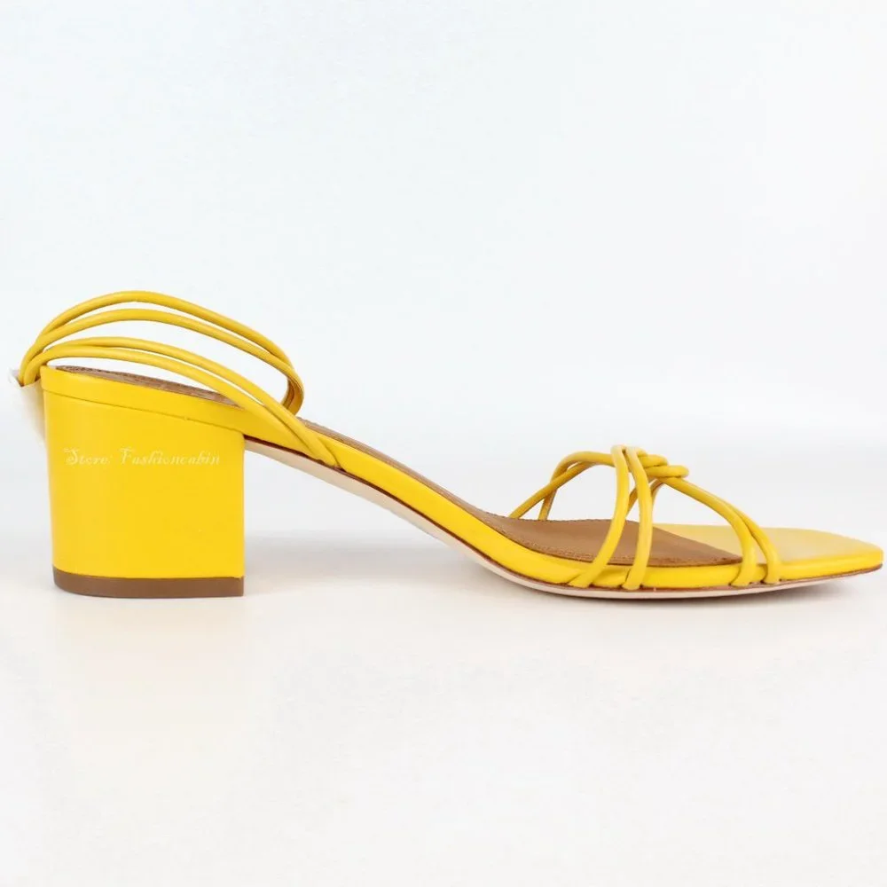 NEW Tory Burch Mini Benton Knot Strap Leather Sandals, US 7.5